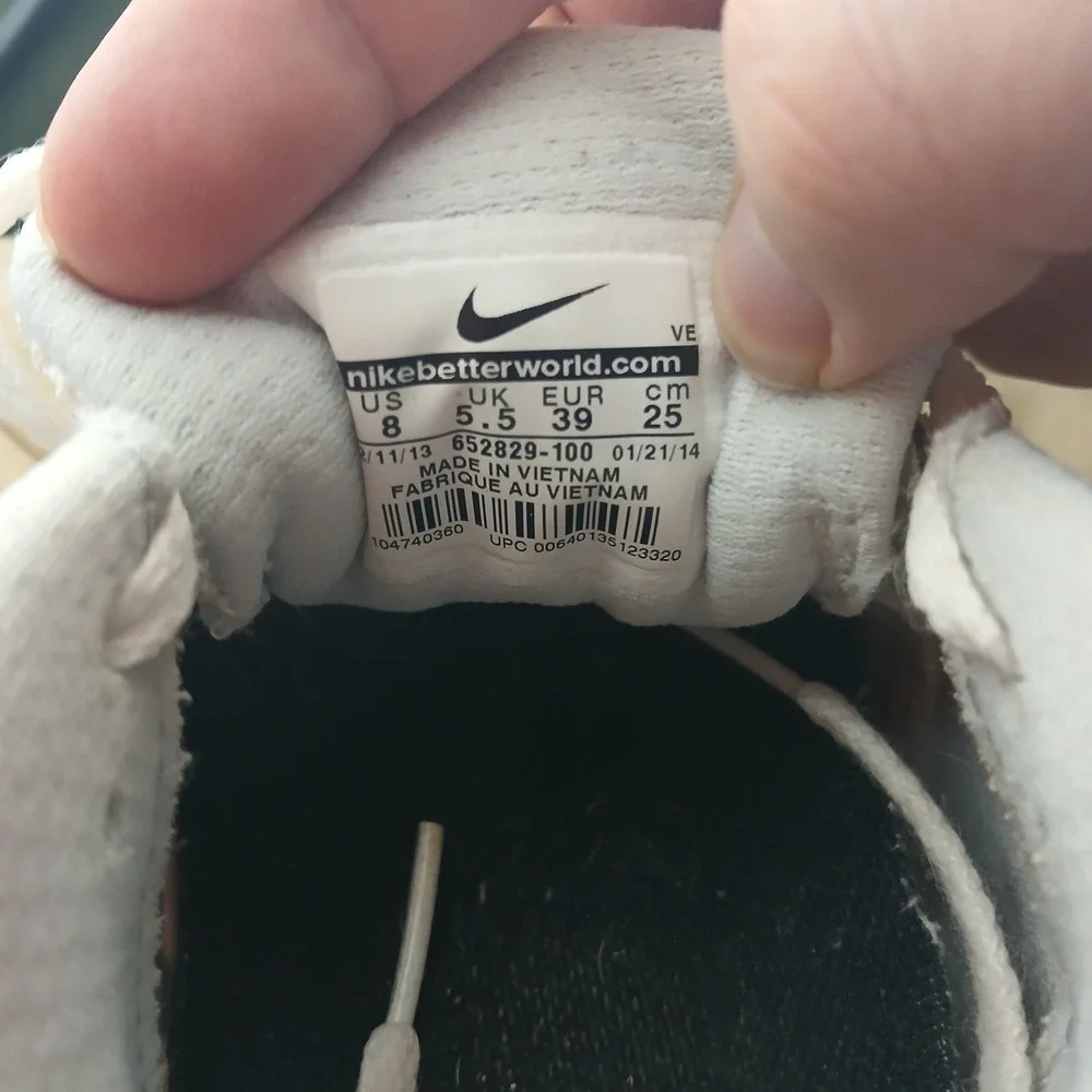 Nike Zoom Fly White Grey Black Running‎ Shoes 652829-100 Mens 8 Womens 9.5